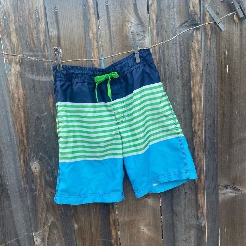Gymboree boys Striped swim trunks